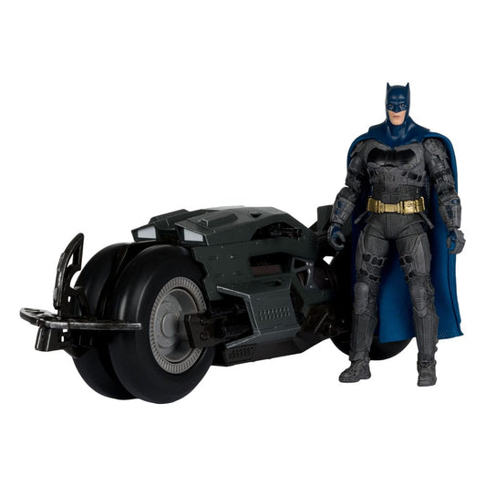 The Flash DC Multiverse Vehicle Batcycle with Batman P065897
