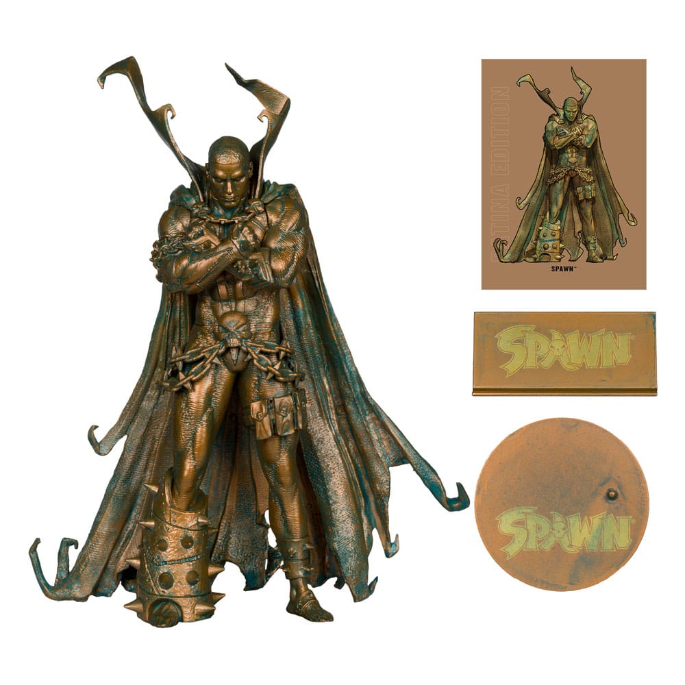 SPAWN ACTION FIGURE SPAWN #311 (PATINA EDITION) (GOLD LABEL) 19 CM