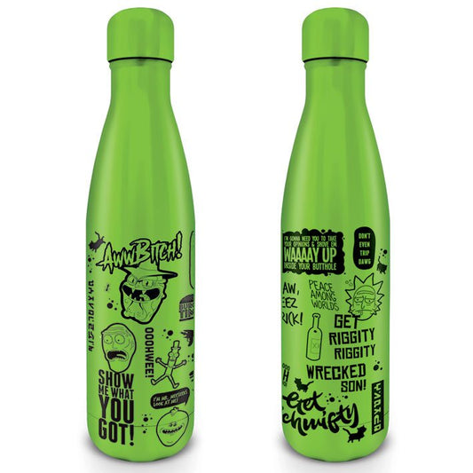 Rick and Morty Drink Bottle Quotes P049883