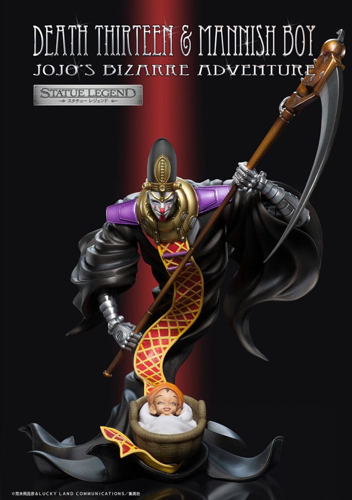 JoJo's Bizarre Adventure Statue Legend PVC Statue Death Thirteen & Mannish Boy 17 cm P067990