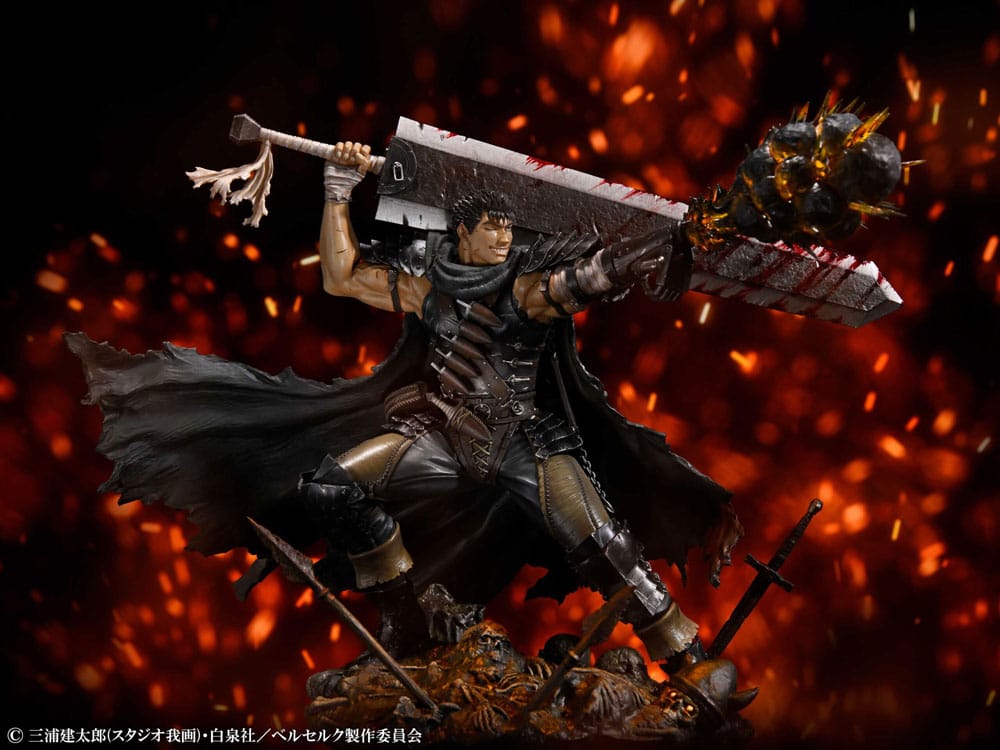 Berserk PVC Statue 1/7 Guts Black Swordsman Ver. 26 cm P049907