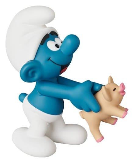 The Smurfs UDF Mini Figure Smurf with Pig 8 cm P076076
