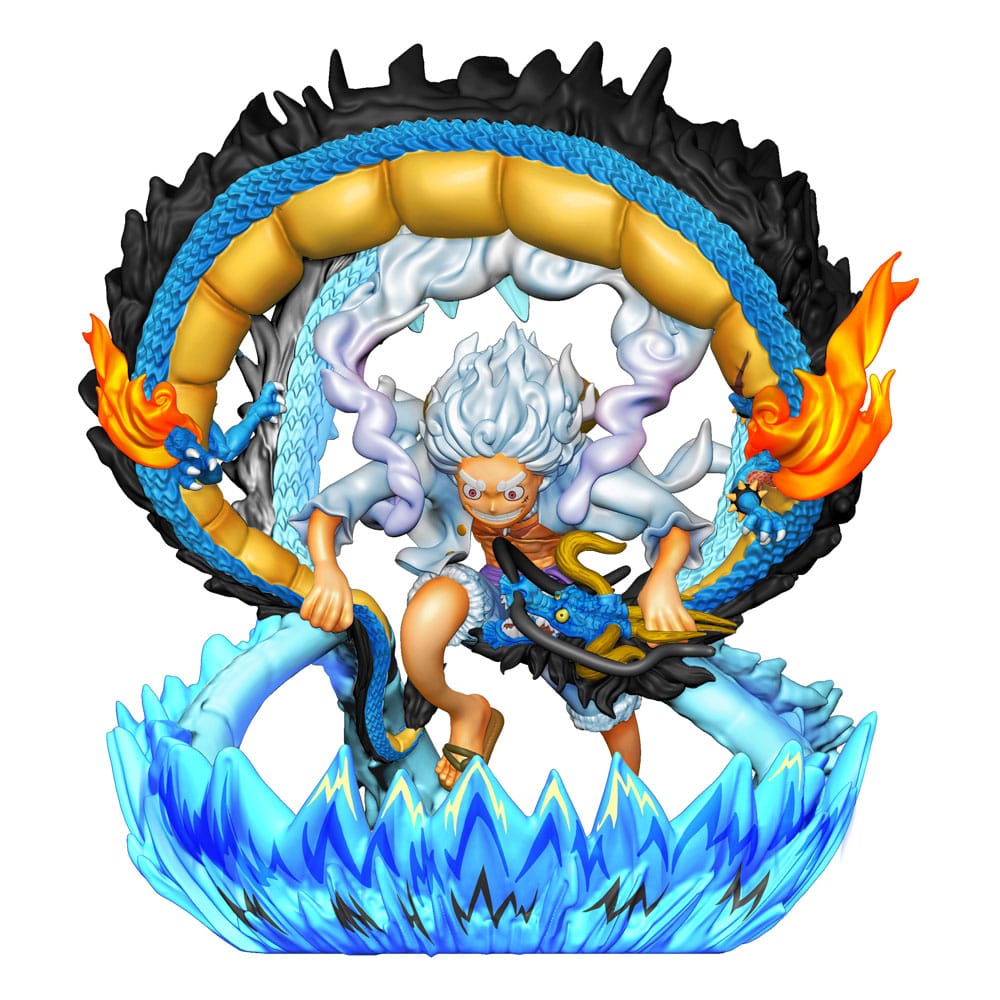 One Piece Petitrama PVC Mini Statue Logbox Re Birth Gear Fifth Special Set 9 cm P050060