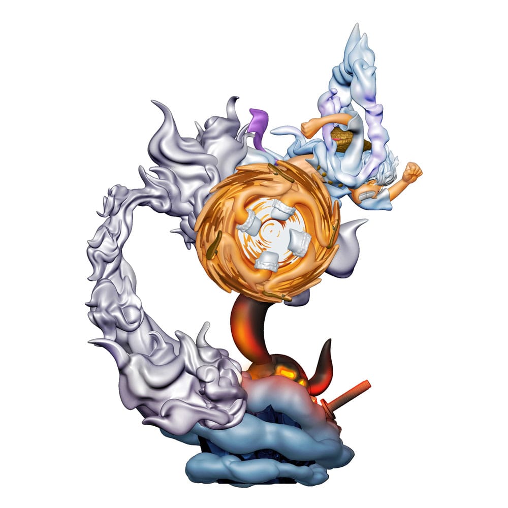 One Piece Petitrama PVC Mini Statue Logbox Re Birth Gear Fifth Special Set 9 cm P050060