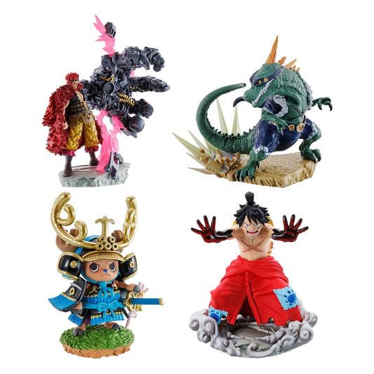 One Piece Petitrama PVC Mini Statue Logbox Re Birth Wanokuni Vol. 2 Set 9 cm P050063
