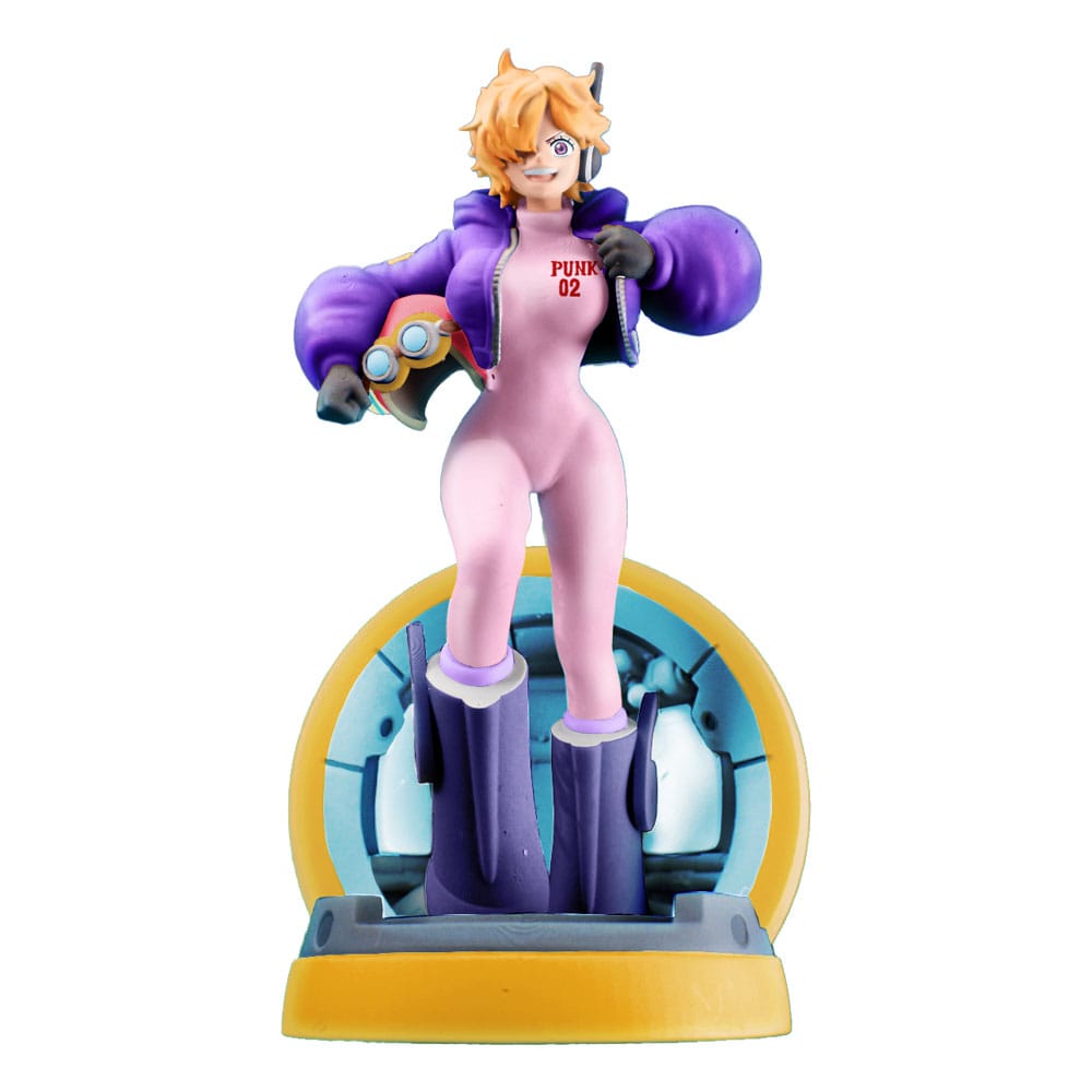 One Piece Petitrama PVC Mini Statue Logbox Re Birth Egghead Set 9 cm P050067
