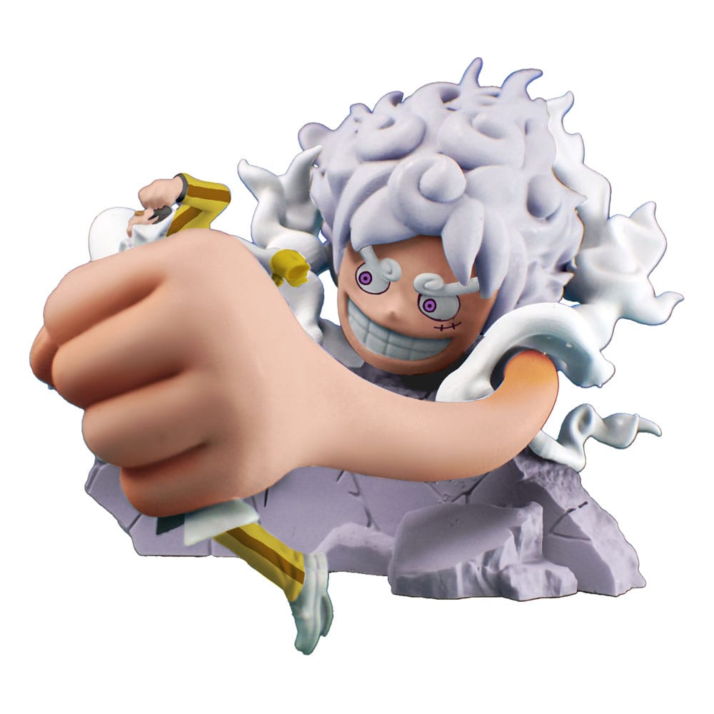 One Piece Petitrama PVC Mini Statue Logbox Re Birth Egghead Set 9 cm P050067