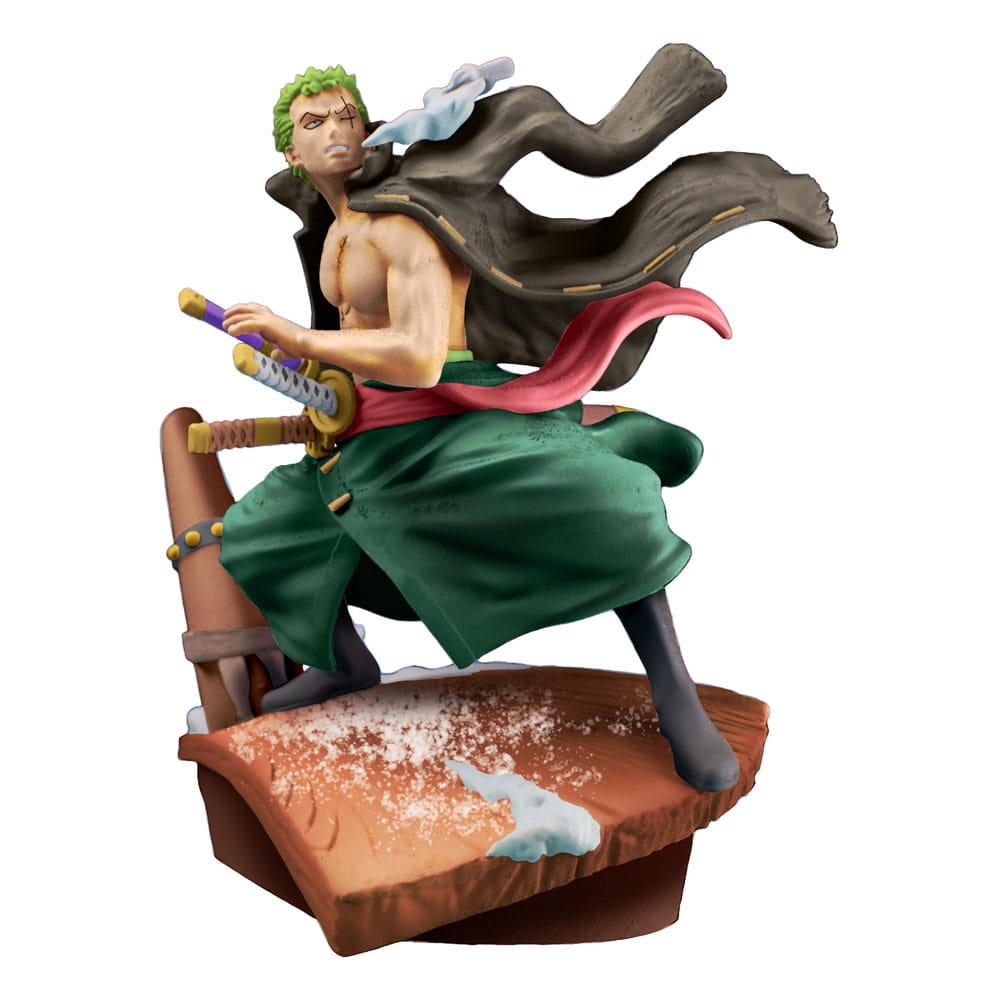 One Piece Petitrama PVC Mini Statue Logbox Re Birth Egghead Set 9 cm P050067