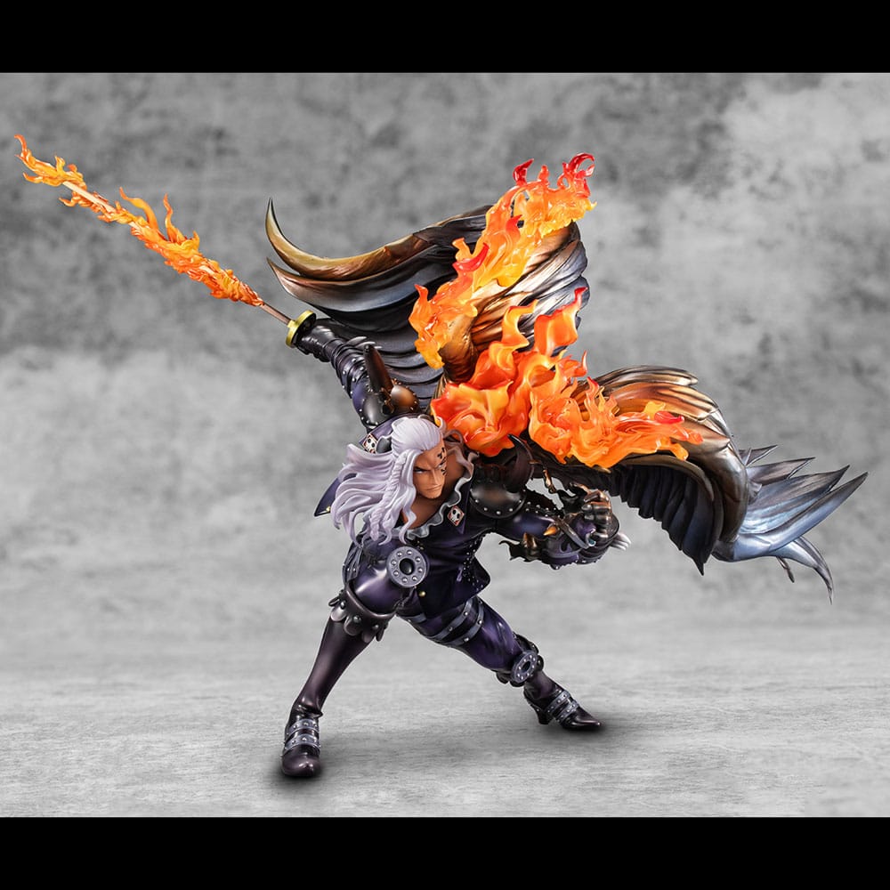 One Piece Portrait Of Pirates WA-MAXIMUM PVC Statue Beasts Pirates All-Stars King 33 cm P050083