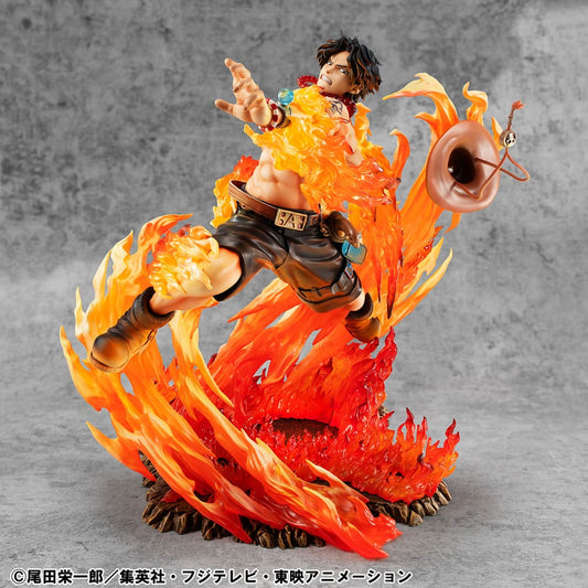 One Piece P.O.P NEO-Maximum PVC Statue Portgas D. Ace 15th Anniversary Super Limited Reprint Ver. 23 cm P050094