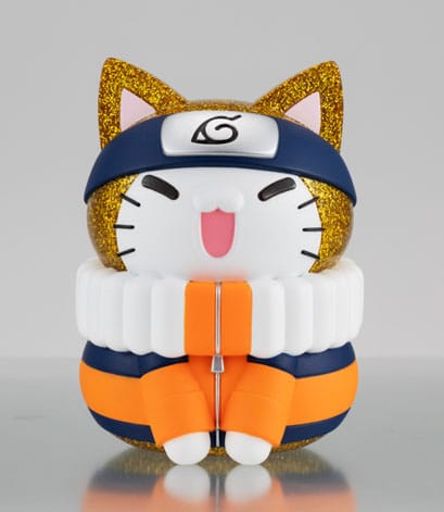 Naruto Shippuden Mega Cat Project Nyanto! Giant Nyaruto Series Trading Figure Naruto Uzumaki Gold Ver. 10 cm P066325