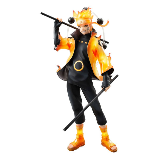 Naruto Shippuden G.E.M. Series PVC Statue Naruto Uzumaki Six Paths Sage Mode 15th Anniversary Ver. 22 cm P050193