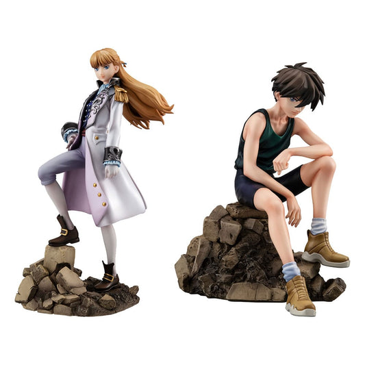 Mobile Suit Gundam Wing Alpha x Omega PVC Statue 1/8 Heero Yuy & Relena Peacecraft Set 30th Anniversary Repaint Ver. 14 cm P050227