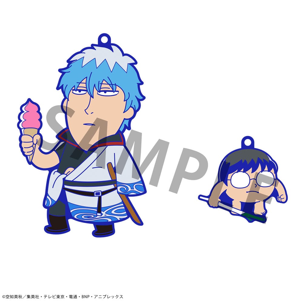 Gintama x Okawabukubu Rubber Mascot Buddycolle Rubber Charms Gintama Oshanti 7 cm Assortment (8) P050283