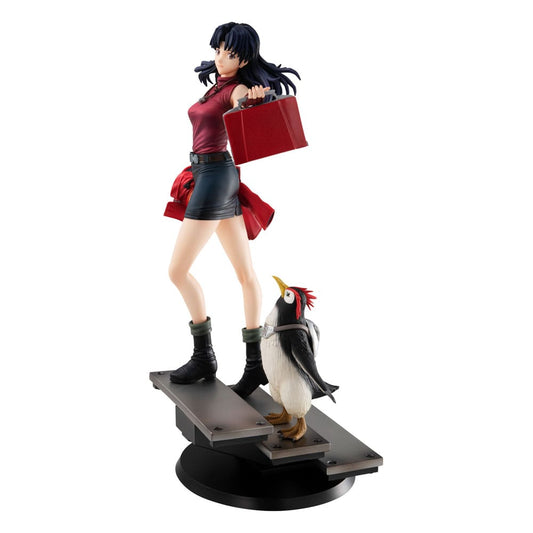 Rebuild of Evangelion Gals PVC Statue Misato Katsuragi & Pen Pen 25 cm P050493