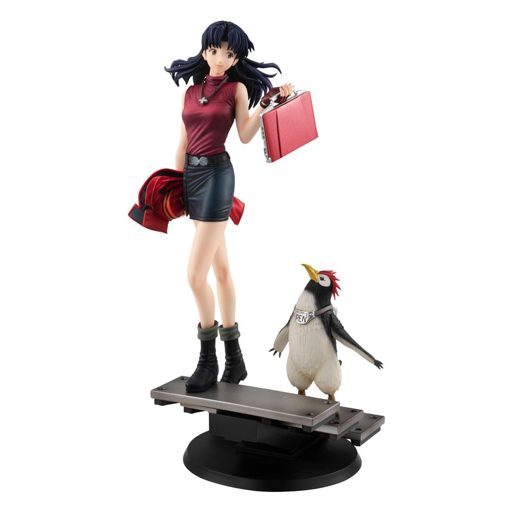 Rebuild of Evangelion Gals PVC Statue Misato Katsuragi & Pen Pen 25 cm P050493