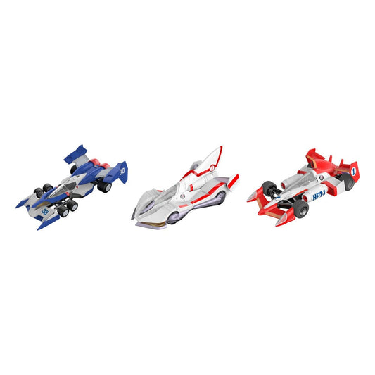 Future GPX Cyber Formula Vehicles 3-Pack Super Asurada 01 Circuit Mode & AKnight Savior 005 & Ishzark Renewal Repeat Edition 11 cm (with gift) P050552