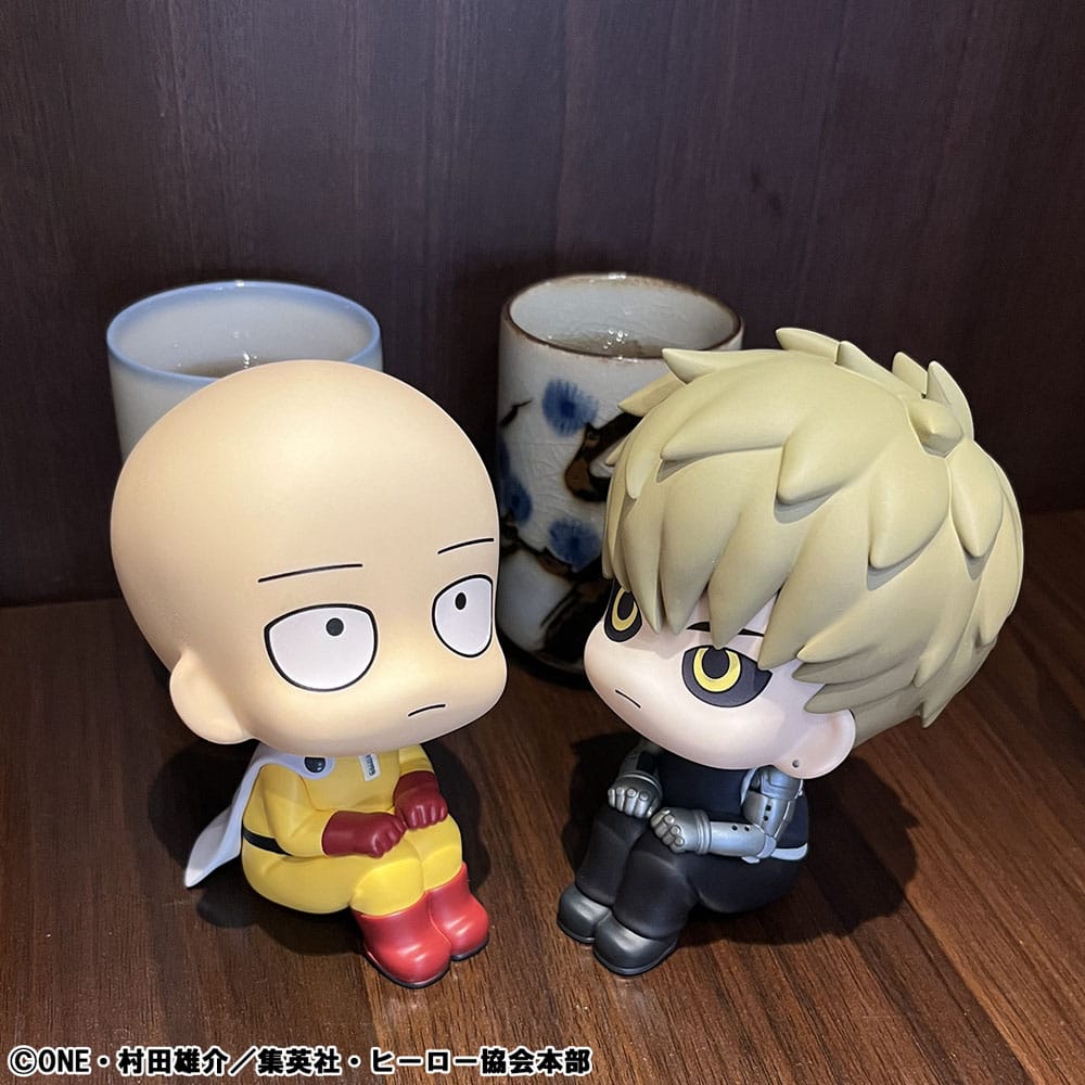 One Punch Man Look Up PVC Statue Saitama & Genos 11 cm (with gift) P050568