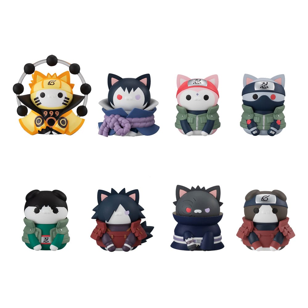 Naruto Shippuden Mega Cat Project Trading Figure 3 cm Nyaruto! Last Battle Ver. Blind Box Assortment (8) P067381