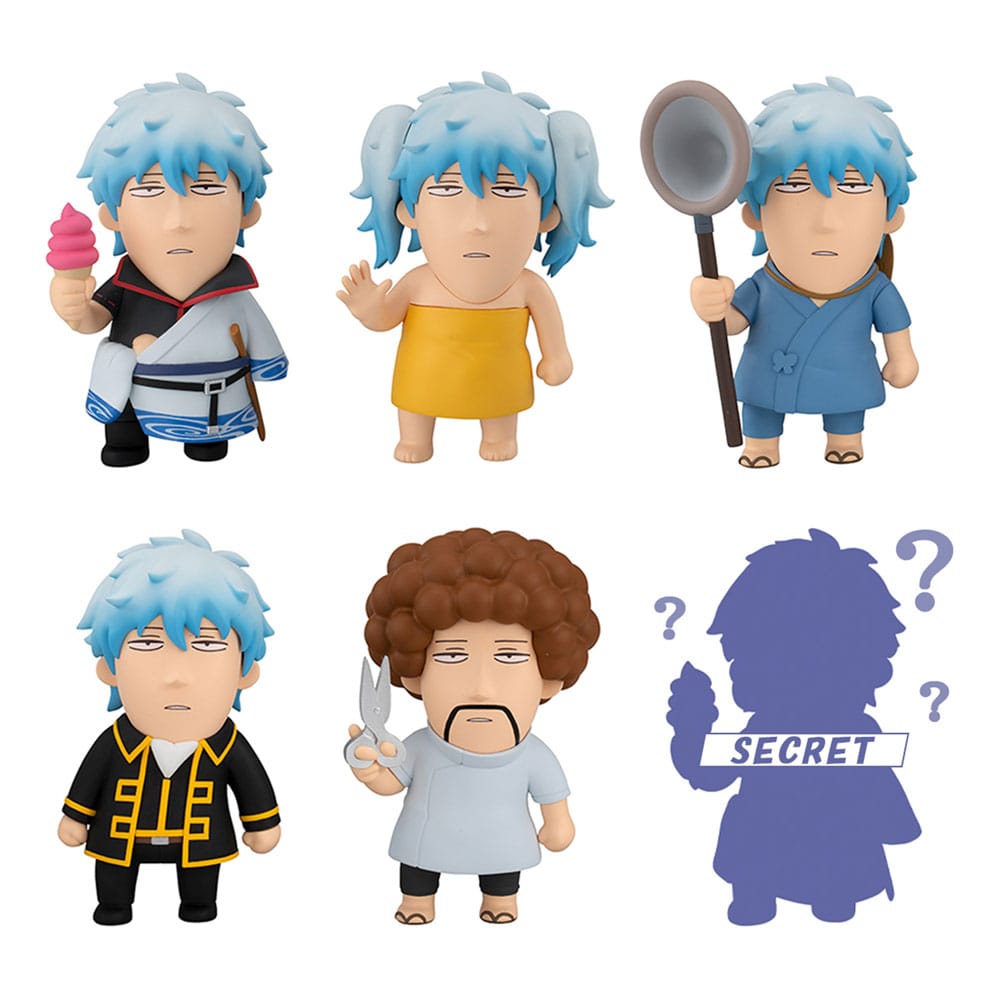 Gintama x Okawabukubu Trading Figure We love Ginsan 10 cm Blind Box Assortment (6) P067384