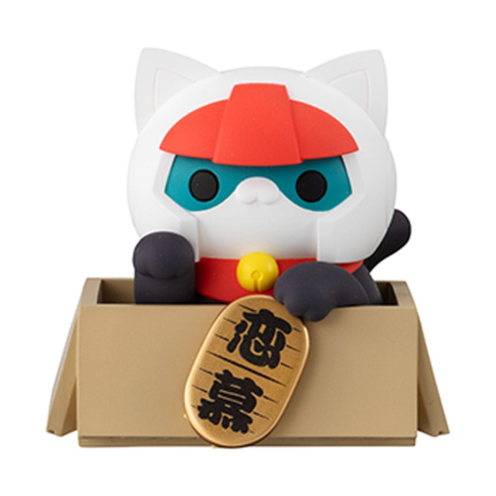 Mobile Suit Gundam Mega Cat Project Nyandam Trading Figure Luckycat 6 cm Blind Box Assortment (6) P067386