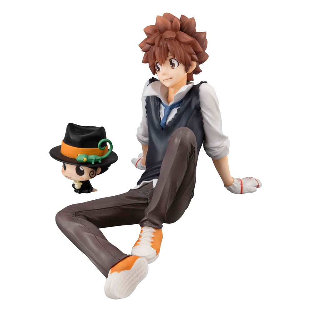 Katekyo Hitman Reborn! G.E.M. Series PVC Statue Tsuna & Reborn Palm Size 9 cm P067394