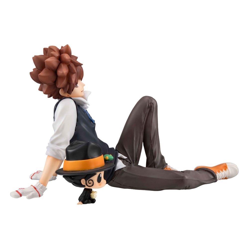 Katekyo Hitman Reborn! G.E.M. Series PVC Statue Tsuna & Reborn Palm Size 9 cm P067394
