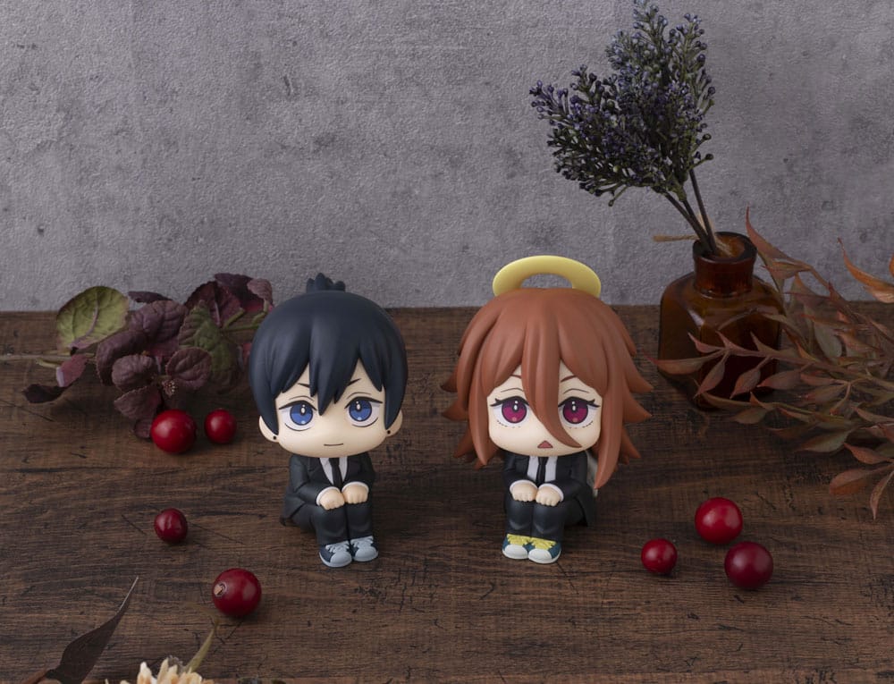 Chainsaw Man The Movie: Reze Arc Look Up PVC Statue Aki Hayakawa Smile Ver. & Angel Devil Set (with gift) 11 cm P067398