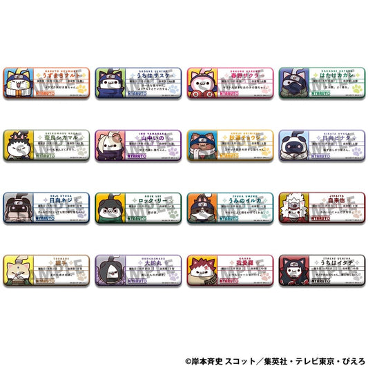 Naruto Mega Cat Project Nyaruto! Enamel Pins Name 5 cm Assortment (16) P071712