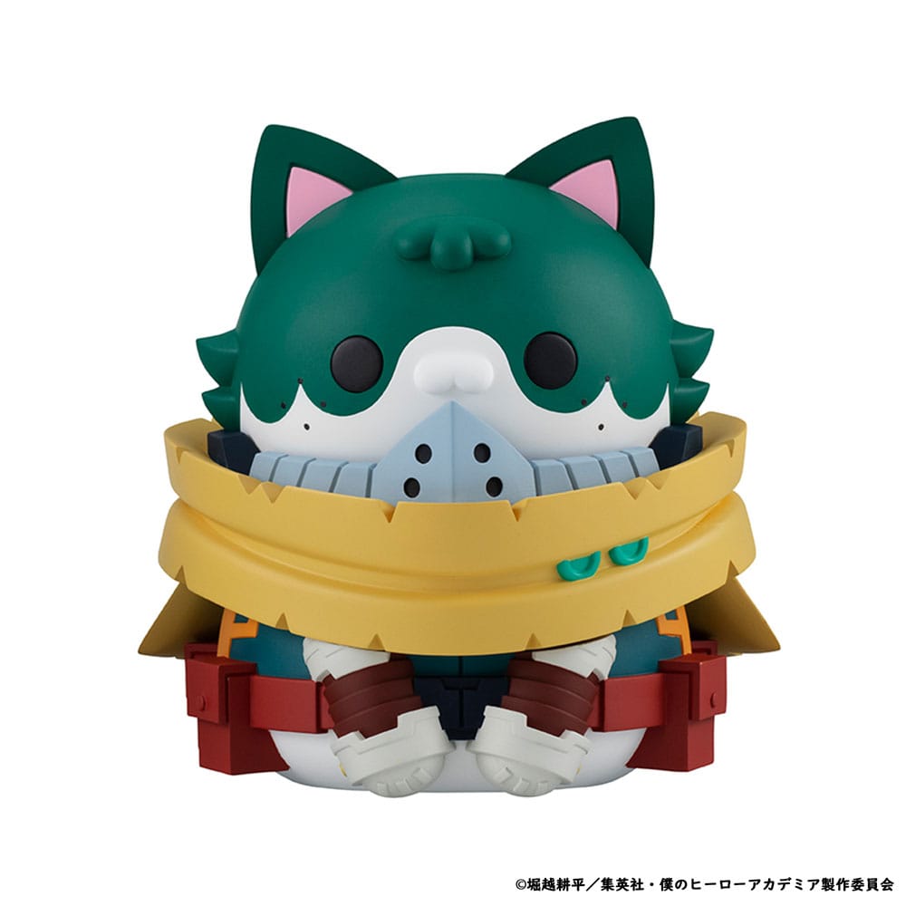 My Hero Academia Mega Cat Project Nyanto! The Big Heroaca Cats Series Trading Figure 3-Pack Izuku Midoriya & Katsuki Bakugo & Shoto Todoroki 12 cm P069186