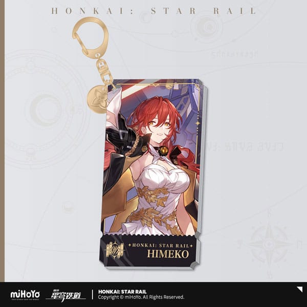 Honkai: Star Rail Character Acrylic Keychain Himeko 9 cm P050806