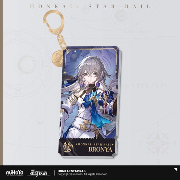 Honkai: Star Rail Character Acrylic Keychain Bronya 9 cm P050811