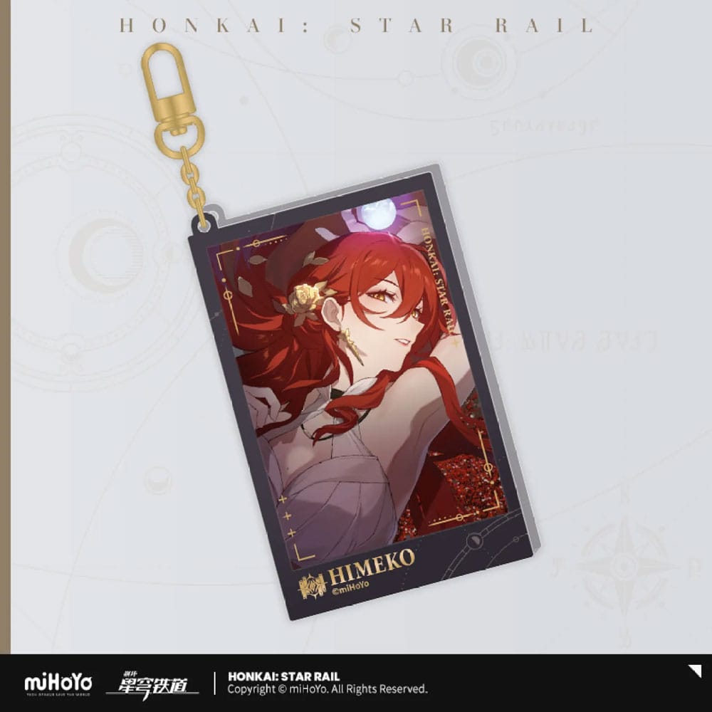 Honkai: Star Rail Countdown Departure Series Acrylic Keychain Himeko Glitter 9 cm P050866