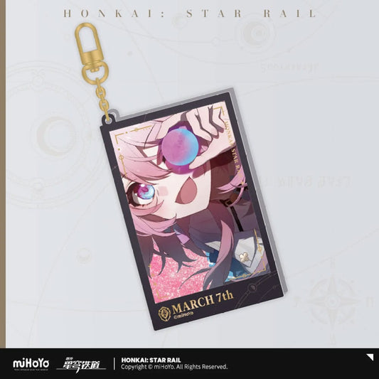 Honkai: Star Rail Countdown Departure Series Acrylic Keychain March 7th Glitter 9 cm P050868