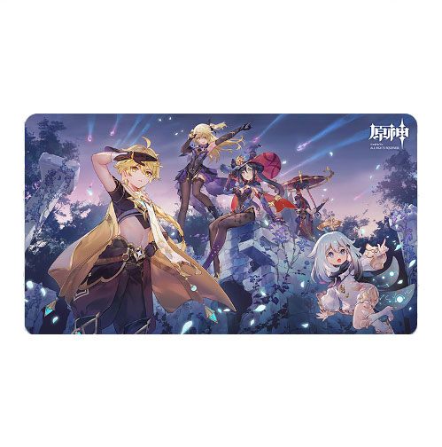 Genshin Impact Unreconciled Stars Mousepad Aether, Fischl, Mona, Paimon & Scaramouche 70 x 40 cm P050936