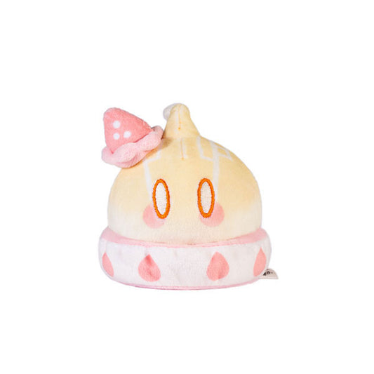 Genshin Impact Slime Sweets Party Series Plush Figure Mutant Electro Slime Strawberry Cake Style 7cm P050997