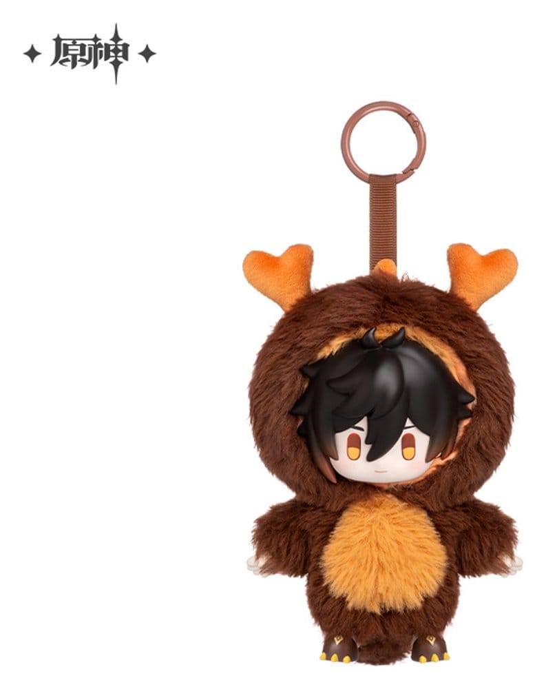 Genshin Impact Winter Nesting Series Vinyl Plush Keychain Zhongli 15 cm P074638