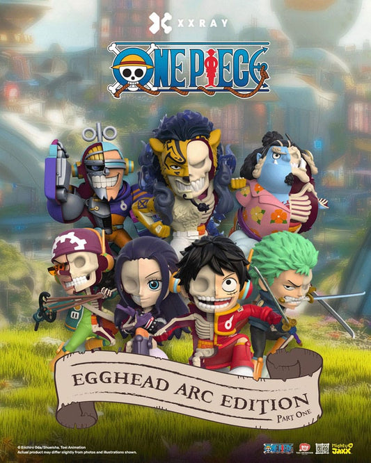 One Piece XXRAY 4 inch Vinyl Figure Egghead Arc Series Part 1 Blind Box Display (6) P051106