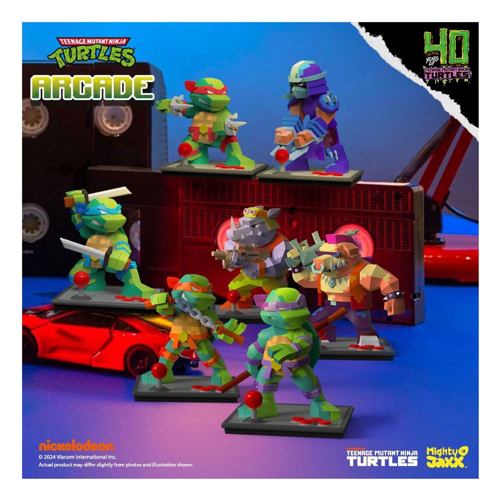 Arcade: Teenage Mutant Ninja Turtles 4 inch Vinyl Figure Blind Box Display (6) P051110