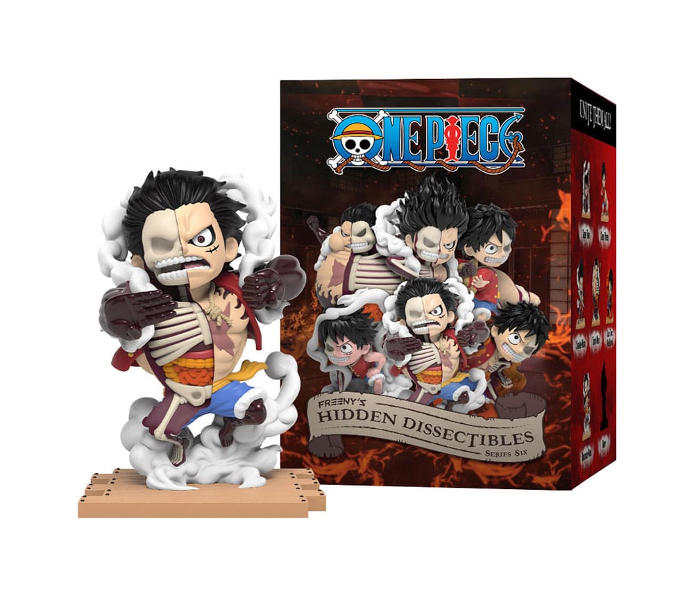 ONE PIECE BLIND BOX HIDDEN DISSECTIBLES SERIES 6 (LUFFY GEAR'S) DISPLAY (6)