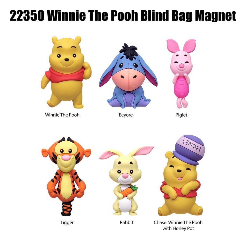 Winnie the Pooh Magnets blind pack Series 1 Display (12) P074594