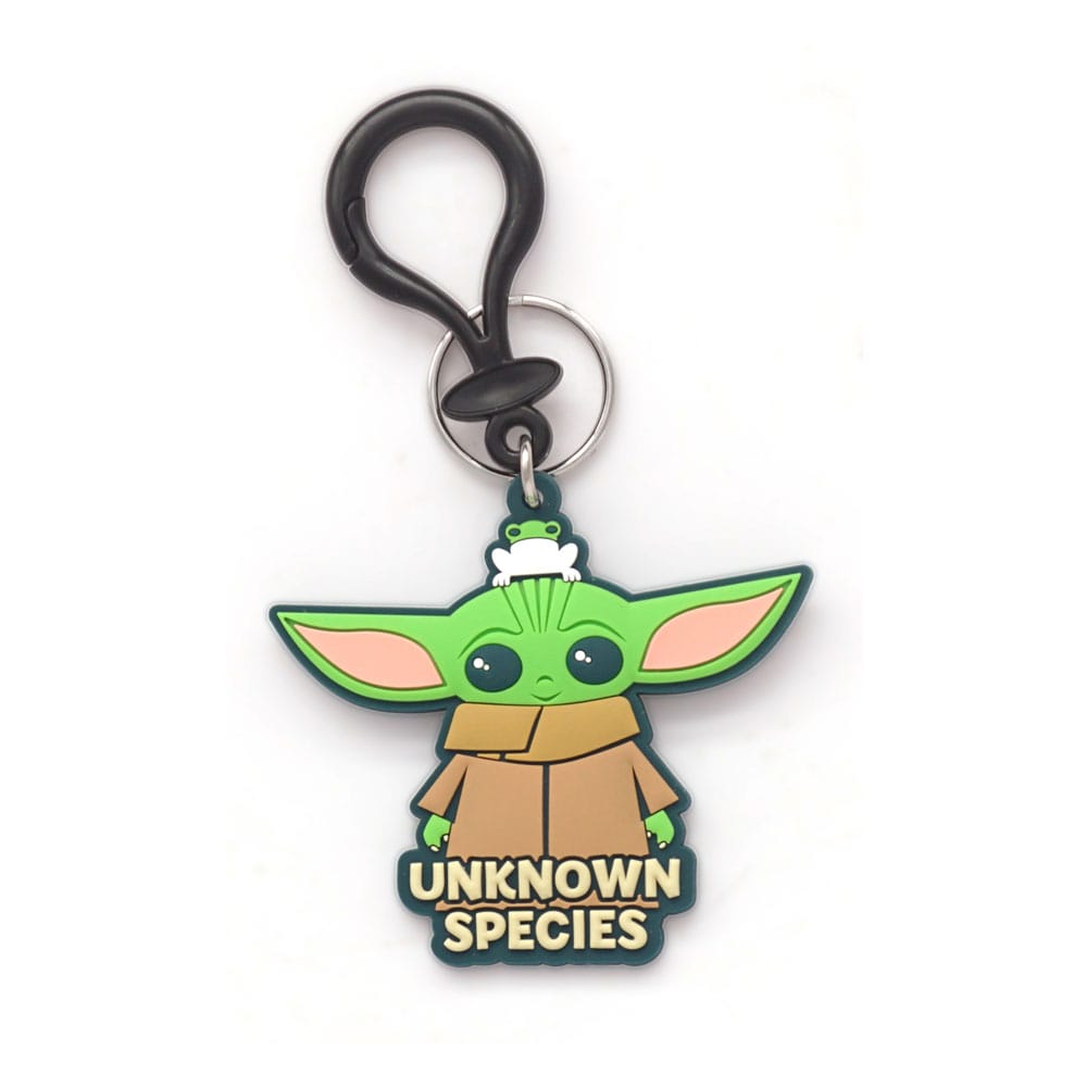 Star Wars Soft Touch PVC Bag Clip Baby Yoda Unknown Species P065962