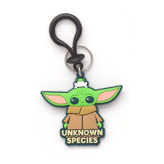 Star Wars Soft Touch PVC Bag Clip Baby Yoda Unknown Species P065962