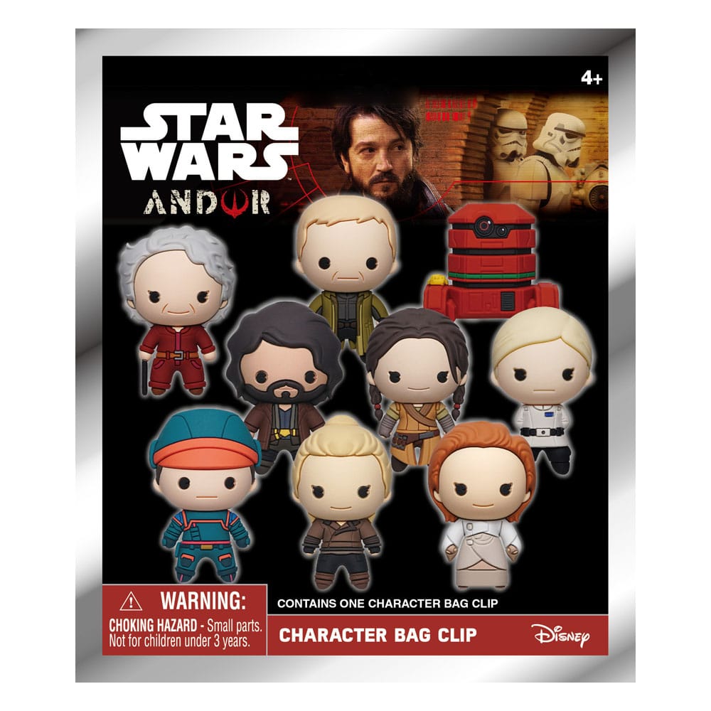 Star Wars 3D Foam Bag Clips Andor Display (24) P065964