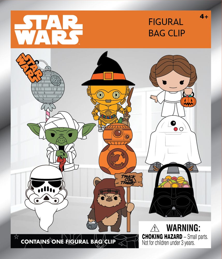 Star Wars 3D PVC Bag Clips Halloween Display (24) P051277