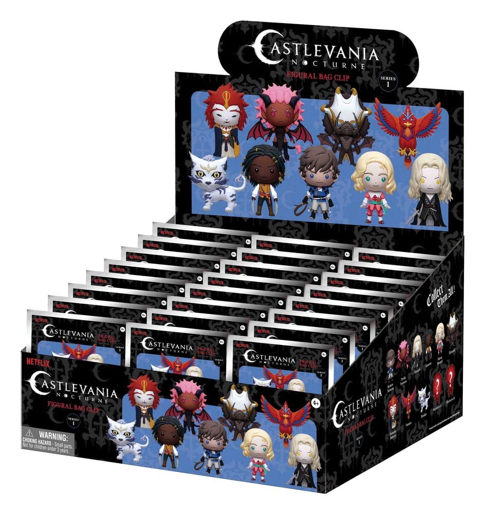 Castlevania Nocturne 3D Foam Bag Clips Serie 1 Display (24) P074605