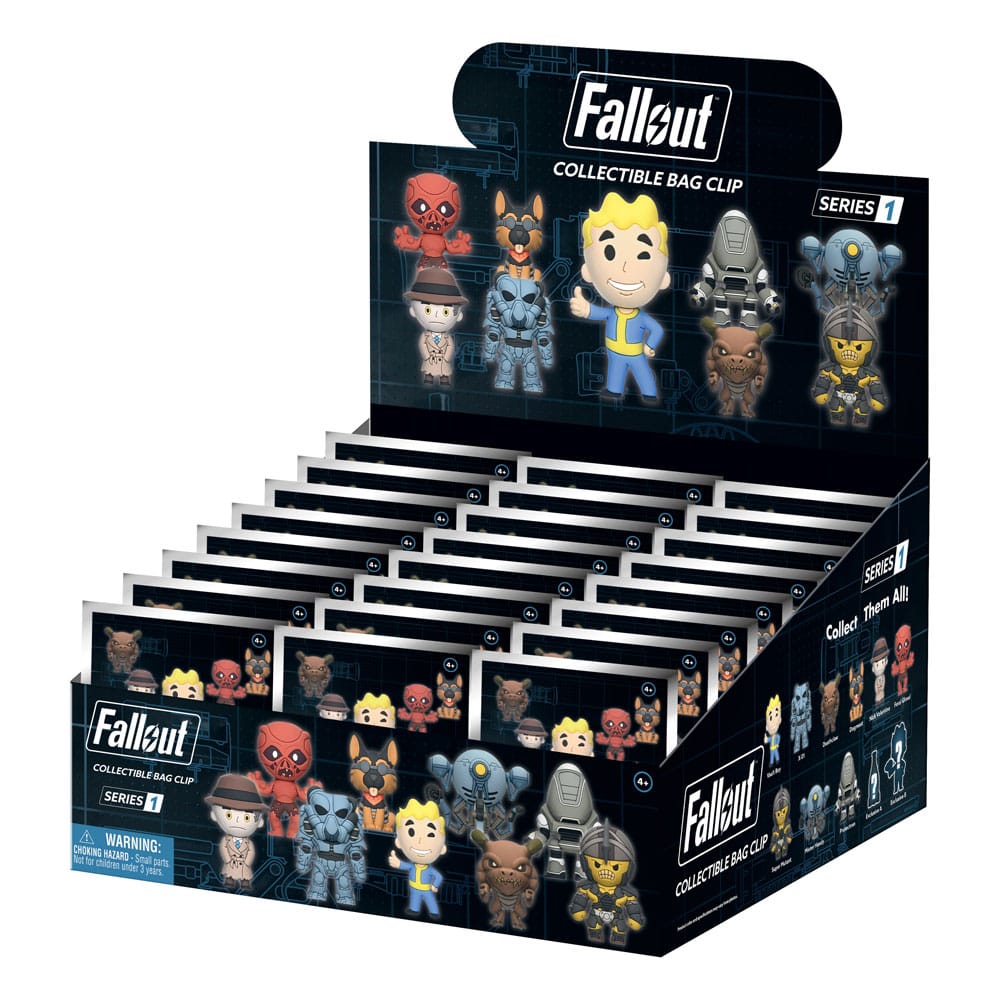 Fallout 3D Foam Bag Clips Series 1 Display (24) P065969