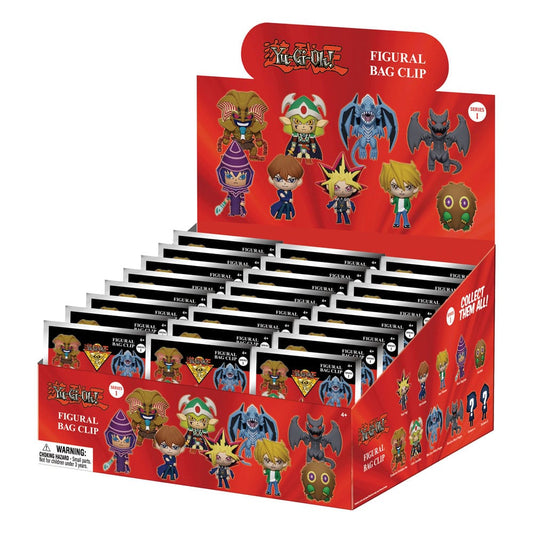 Yu-Gi-Oh 3D PVC Bag Clips Series 1 Display (24) P051319