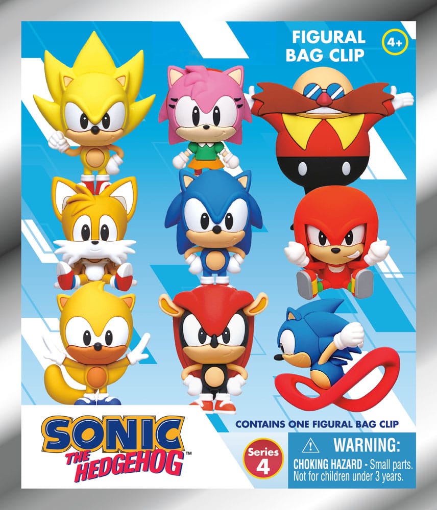 Sonic the Hedgehog PVC Bag Clips Series 4 Display (24) P051330