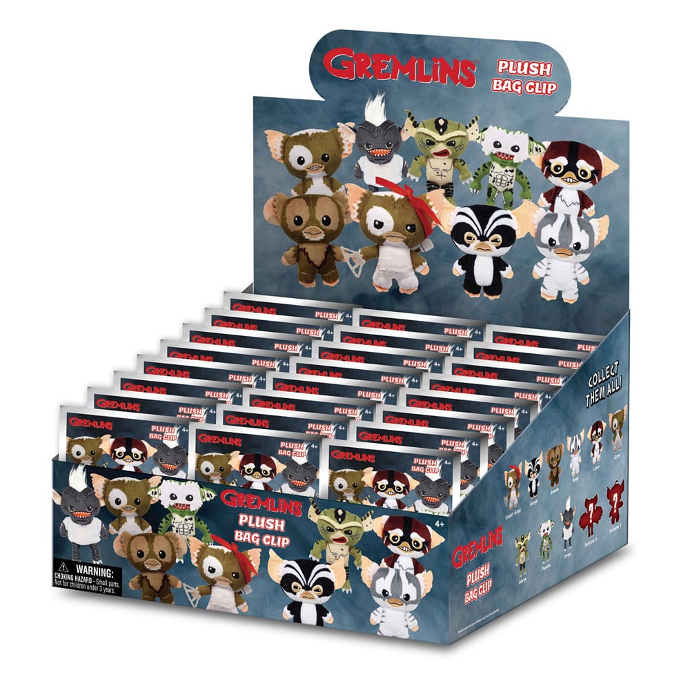 Gremlins Plush Bag Clips Display (24) P051349